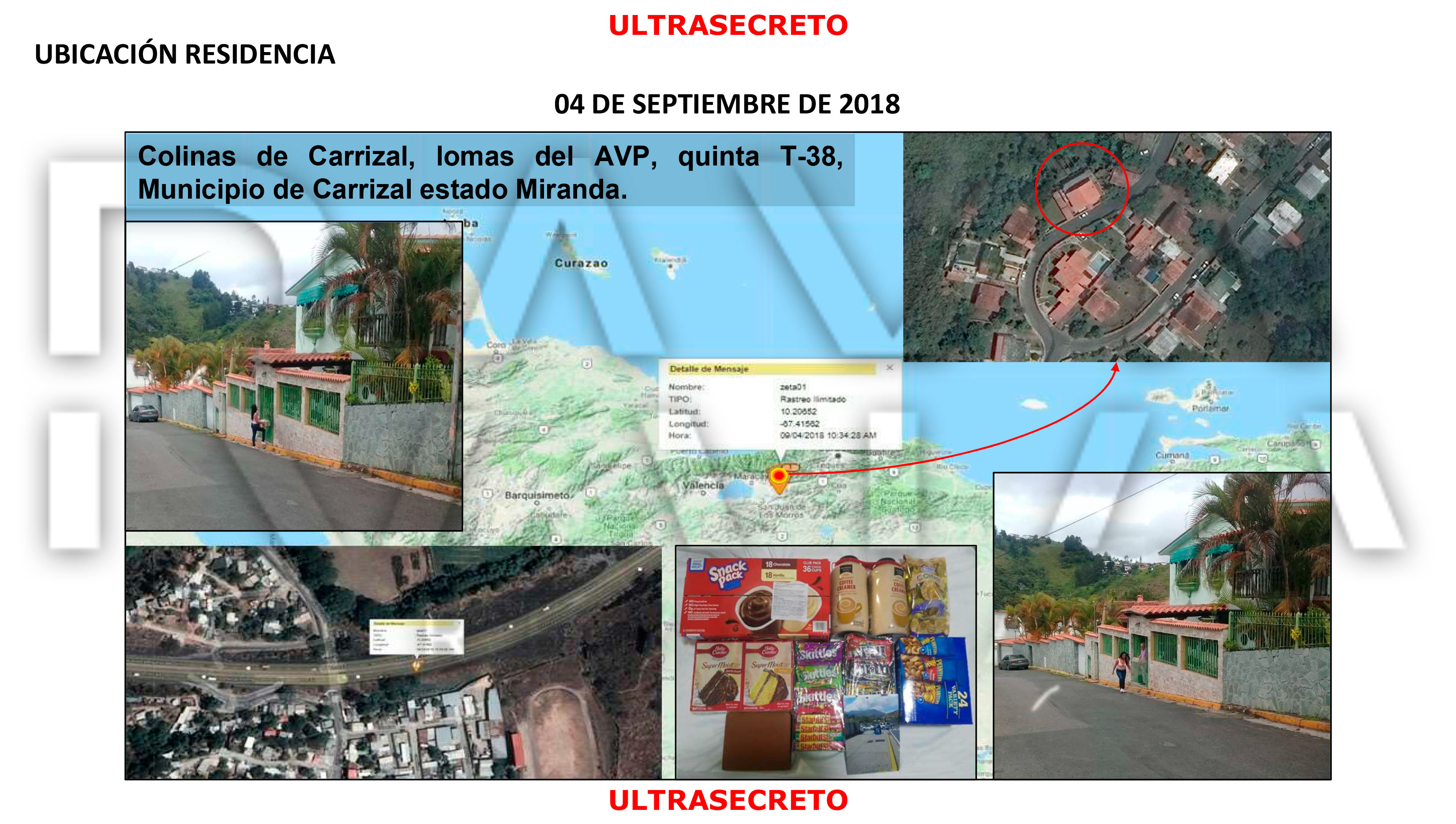 VIVIENDA DIPLOMATICA VENEZOLANA PERSEGUIDA