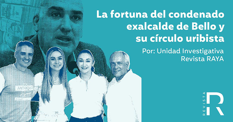 La fortuna del condenado exalcalde de Bello y su círculo uribista