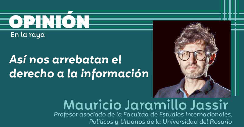 Así nos arrebatan el derecho a la información